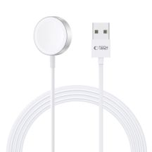Tech-Protect UltraBoost Magnetic Inductive Charger with USB-A Connector for Apple Watch 1.2m - White