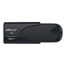 PNY Attaché 4 USB Flash Drive 1TB USB Type-A 3.2 Gen 1 (3.1 Gen 1) Black