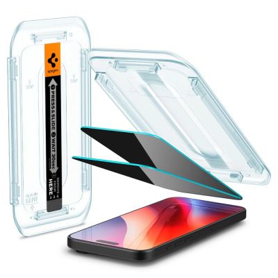 2. Spigen Glas.tR EZ Fit Privacy Tempered Glass for iPhone 16 Pro Max / 17 Pro Max - 2 pcs.