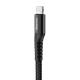 2. Baseus Fish Eye spring USB-A / Lightning 2A cable 1m - black