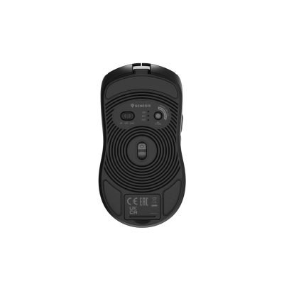 4. GENESIS ZIRCON 500 WIRELESS 10000DPI BLACK GAMING MOUSE