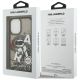 8. Karl Lagerfeld Liquid Glitter Choupette Logo MagSafe iPhone 17 Case - Black