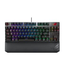 ASUS ROG Strix Scope NX TKL Deluxe Gaming Keyboard USB German Black, Gray