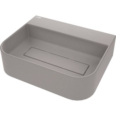 Granite countertop washbasin with space for a tap - with a cover