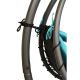 4. LIZBONA ROCKING CHAIR SWING WITH UMBRELLA 190X117X195CM GREY TURQUOISE