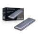 5. Conceptronic HDE01G Hard Drive Enclosure SSD Case Gray M.2