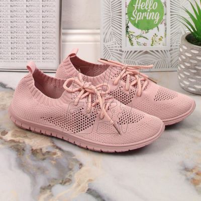 6. Openwork sports shoes News W EVE211D powder pink