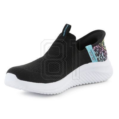 3. Skechers Slip-ins Ultra Flex 3.0 shoes - Colory Wild Jr 303801l-BKMT