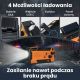 32. Extralink Solar Emergency Radio with Crank Dynamo Powerbank 4000mAh with SOS Flashlight SR-4000 Portable Analog Black, Orange