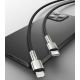 12. Baseus Cafule Series Metal Data USB-C / Lightning 20W PD cable 1 m - black
