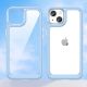 8. Outer Space Case iPhone 14 Plus hard cover with gel frame blue