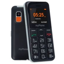 myPhone Halo Easy 4.32 cm (1.7") 70 g Black, Gray Phone for beginners