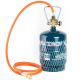 6. Reduction connection to a tourist gas cylinder G 3/8" L - 7/16" hose 1.5 m