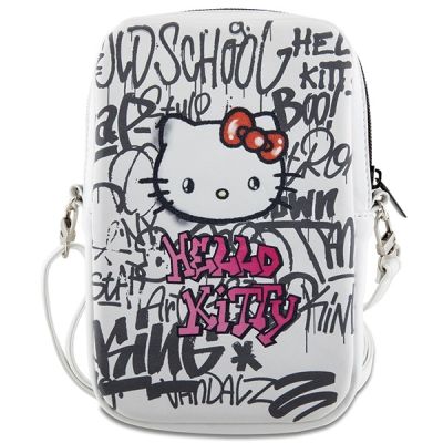 2. Hello Kitty Graffiti Kitty Head bag - white