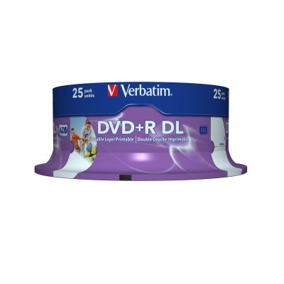 3. DVD Verbatim 43667 (8.5GB; 8x; 25pcs; Cake)
