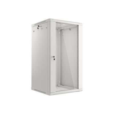 5. Lanberg WF01-6622-10S Rack 22U Wall-Mounted Cabinet Gray
