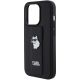 6. Karl Lagerfeld Gripstand Saffiano Choupette Pins case for iPhone 14 Pro - black