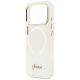 6. Guess IML Script Metal MagSafe Case for iPhone 17 Pro Max - Clear