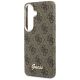 6. Guess 4G Script MagSafe Case for Samsung Galaxy S26 - Brown