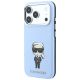 3. Karl Lagerfeld Smooth Ikonik Sketch MagSafe case for iPhone 18 Pro / 17 Pro - light blue