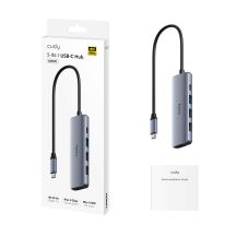 CUDY UH405 Hub 5-IN-1 USB-C with HDMI 4K