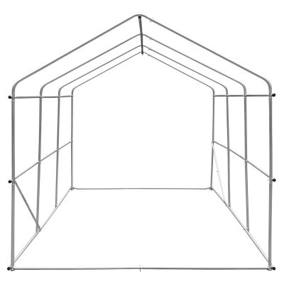 50. GREENHOUSE GARDEN TUNNEL 200x350x200CM PE GREEN STEEL STRUCTURE