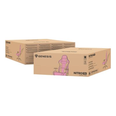 13. Genesis Nitra 710 Chair, Pink White (NFG-1929)