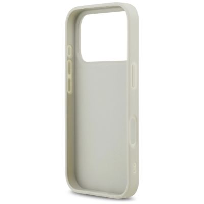 7. DKNY Checkered with Printed Stripes iPhone 17 Pro Case - Beige