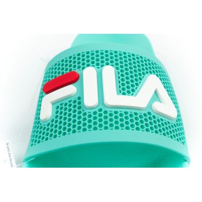 6. Fila women's sports flip-flops Morro comfortable green slippers for the pool
