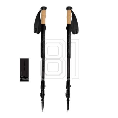 Spokey Zodiac trekking poles 105-135 cm three-segment SPK-944817