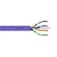 6. DIGITUS installation cable cat.6, U/UTP, B2ca, AWG 23/1, LSOH, 100m, purple,