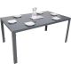 GARDEN TABLE 150x90x73CM DARK GREY