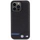 3. BMW Leather Carbon case for iPhone 15 Pro Max - black