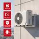 3. MACLEAN AIR CONDITIONER WALL BRACKET HOLDER / HANGER FOR MACLEAN AIR CONDITIONER / HEAT PUMP, DIMENSIONS 800X420X600MM, GA STEEL