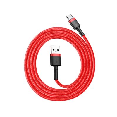8. Baseus Cafule USB-A / USB-C QC 3.0 3A Cable 1 m - Red