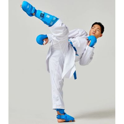 4. Karate WKF BLUE Shin and Foot Protectors | MOOTO