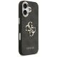4. Guess 4G Big 4G Classic Logo Case for iPhone 17 - Black and Gold