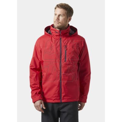 5. Helly Hansen Crew Hooded Midlayer Jacket M 2 34442 162