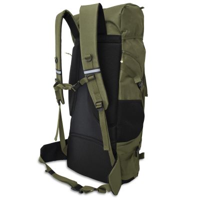 3. 65L HIKING BACKPACK KHAKI SEMI LINE