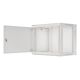 4. Rack installation cabinet, wall-mounted, 19" 9U, 600x450, gray, metal door, LANBERG (Flat Pack)