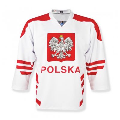 3. Replica of the Poland Sr hockey game jersey