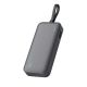 Cuktech LPB200N 40W 20000mAh Powerbank with Integrated Cable - Gray