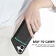 15. Synthetic Leather iPhone 17 Case with Detachable MagSafe Compatible Card Holder - Black