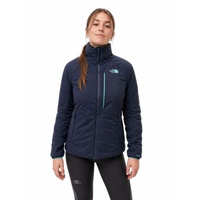 The North Face women's windbreaker outdoor trekking jacket light navy blue