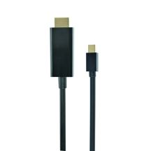 GEMBIRD CC-mDP-HDMI-6 cable (Mini DisplayPort M - HDMI M; 1.8m; black)