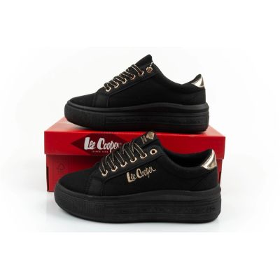 10. Lee Cooper women's sports shoes sneakers fashionable black comfortable