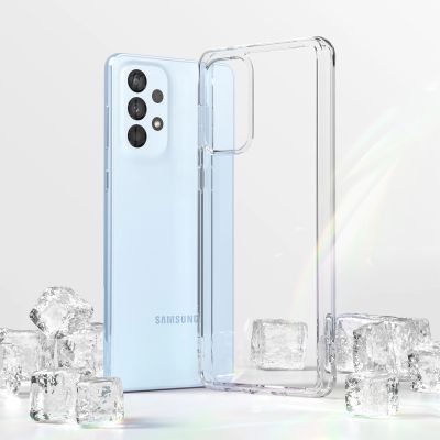 3. Ringke Fusion tpu case with frame for Samsung galaxy a73 transparent