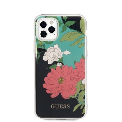 3. Guess GUHCN65IMLFL01 iPhone 11 Pro Max black/black N°1 Flower Collection
