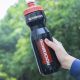 9. Rockbros 750 ml Bike Bottle - Transparent Black with Red Mouthpiece