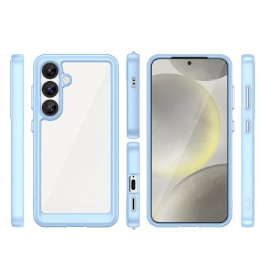 2. Outer Space Case with Gel Frame for Samsung Galaxy S25 - Blue